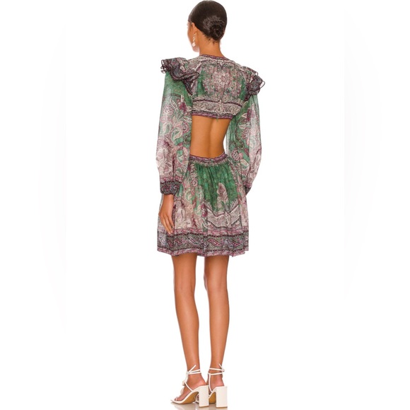 Zimmermann Paisley Cutout Anneke Mini Dress - Picture 10 of 11
